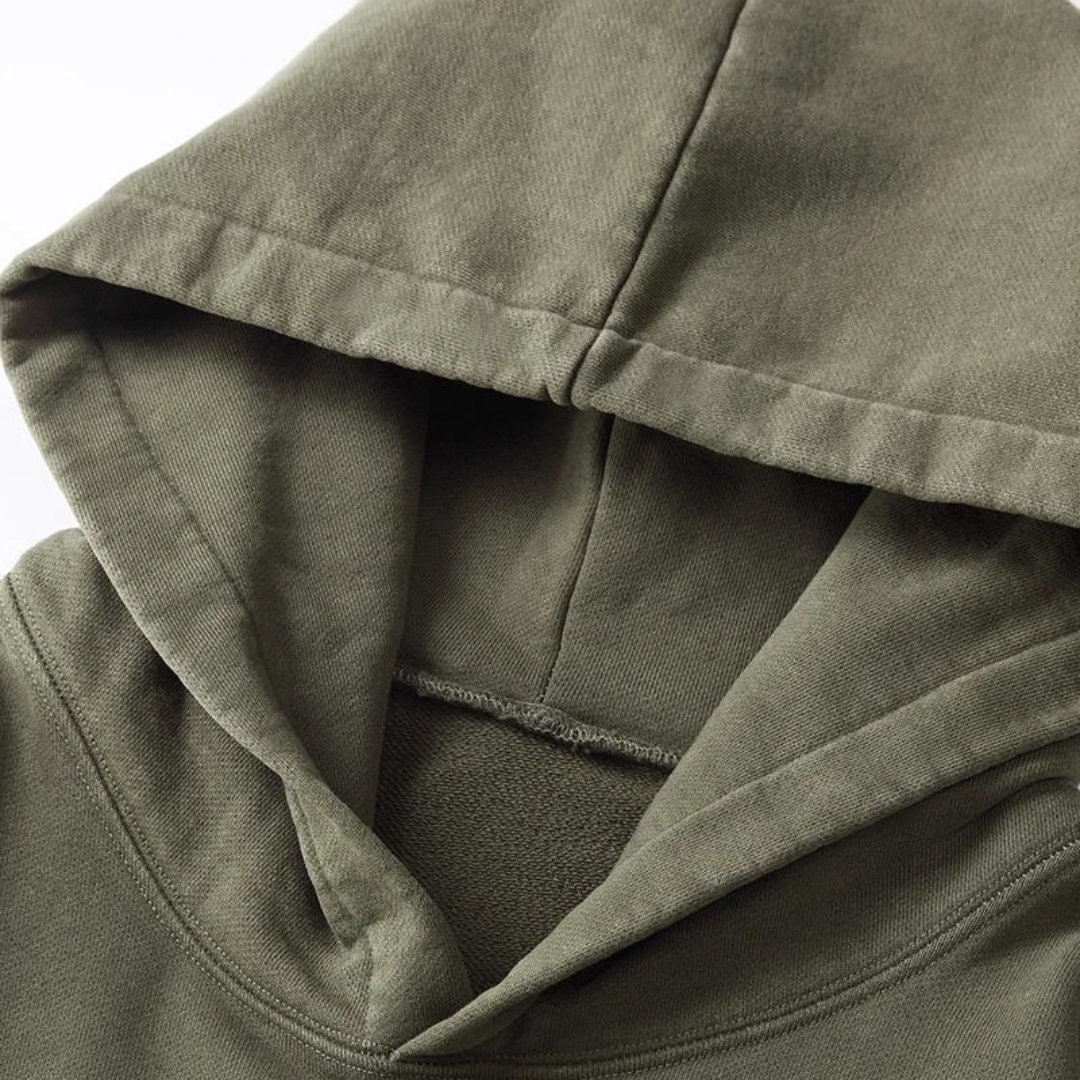 Bratis – vintage fleece komfort hættetrøje til mænd