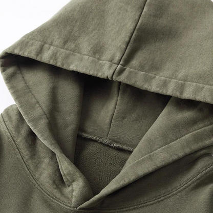 Bratis – vintage fleece komfort hættetrøje til mænd