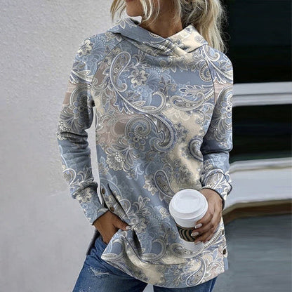 Lena – elegant sweater med print