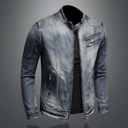 Mike – langærmet denimjakke