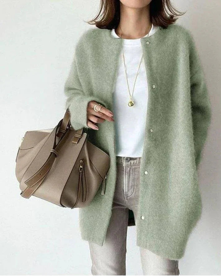 Kath - cardigan og uld og mohair