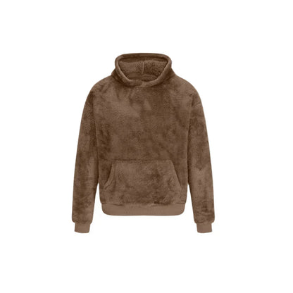 Teddy - knusse herencapuchon met fleece voering