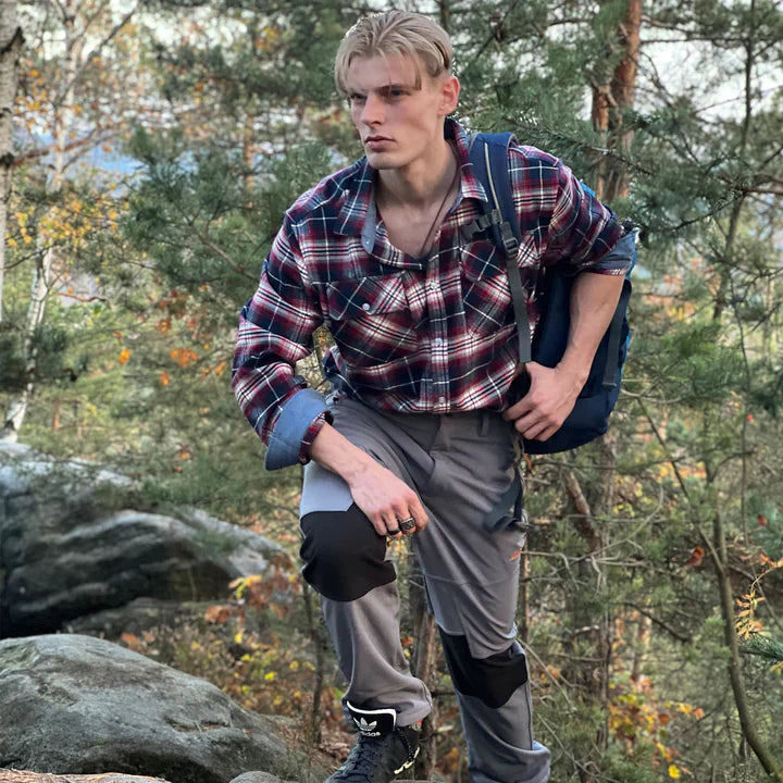 Mas - flannel foret skjorte til mænd