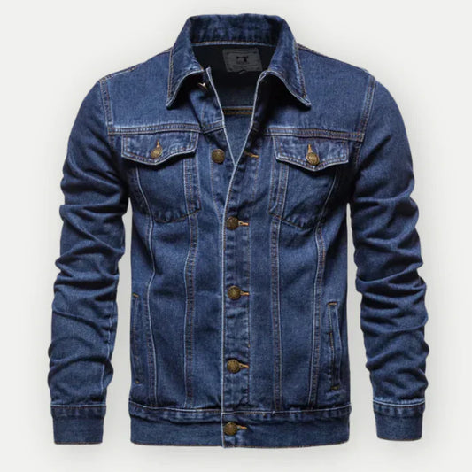 Denim trucker jakke til mænd