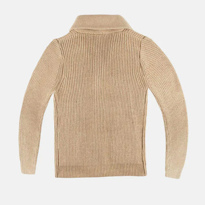 Morten – uldfrakke med sjalskrave og knaplukning