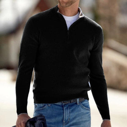 Baptiste - moderigtig sweater til mænd med lynlås