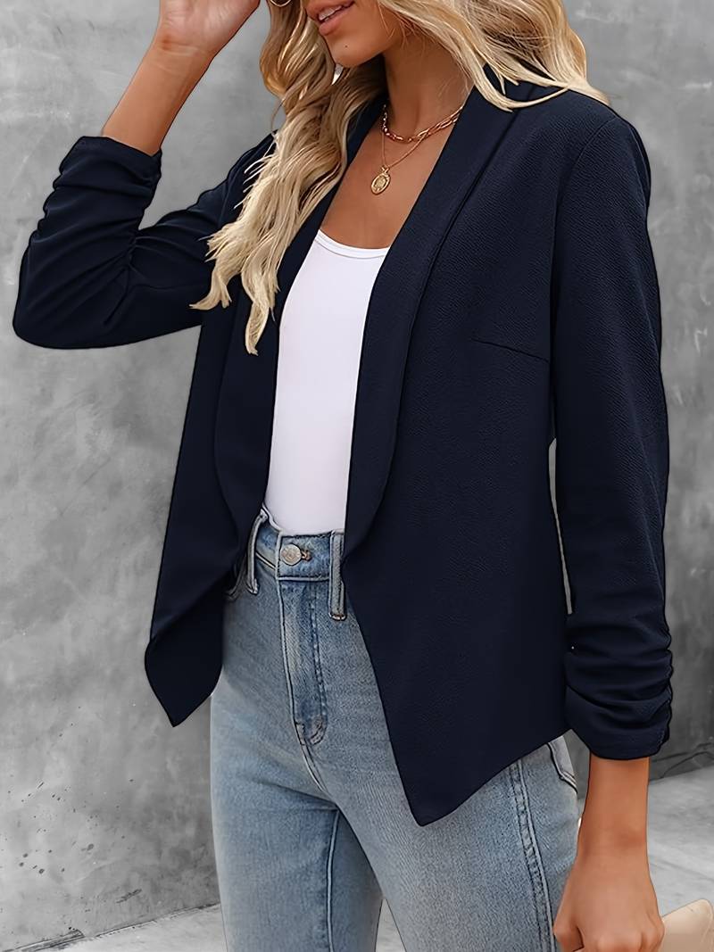 Isabella - stilfuld blazer med åben front