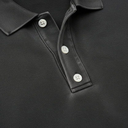 Lukas – poloshirt med lange ærmer og ribkantede manchetter