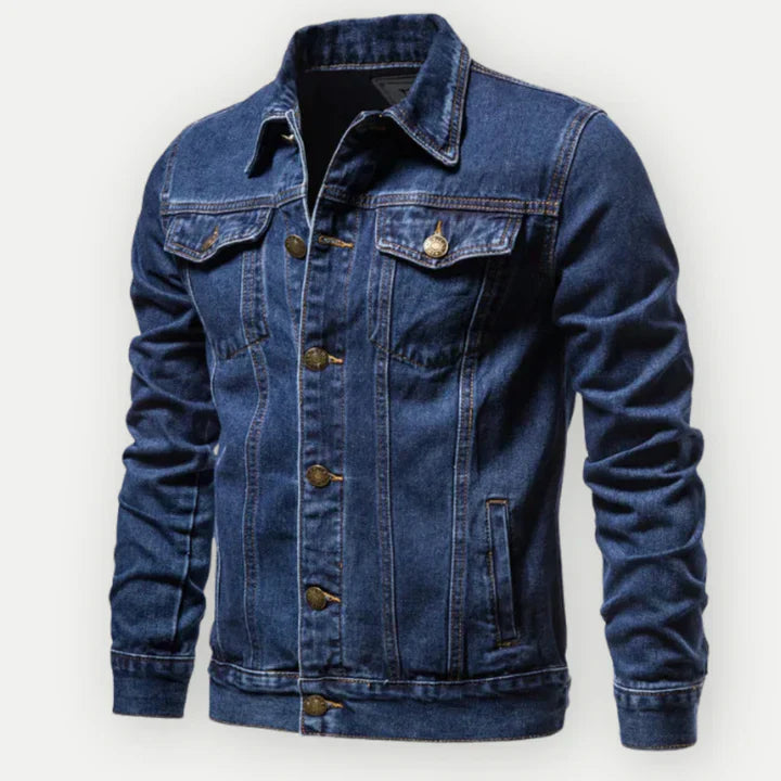 Denim trucker jakke til mænd