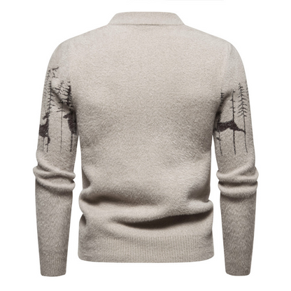 Premium - herresweater med julelook
