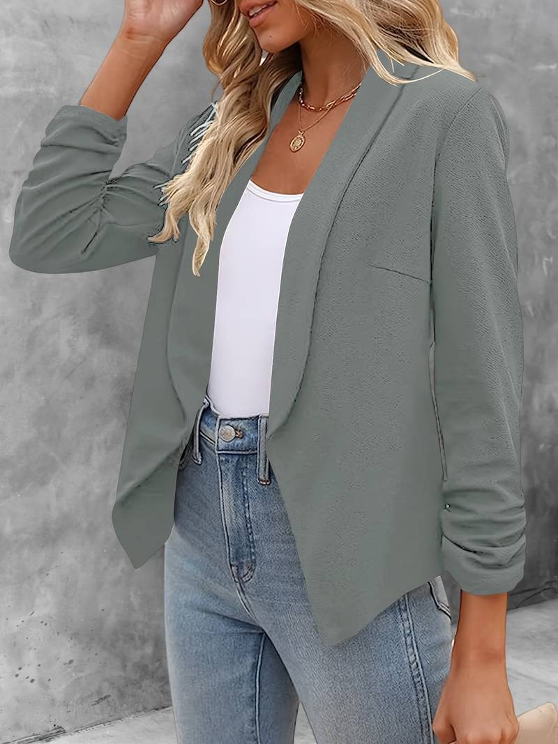 Isabella - stilfuld blazer med åben front