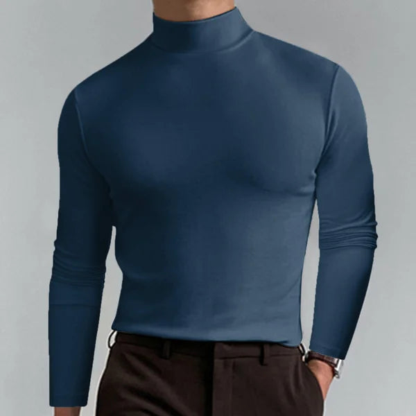 Glenn - slim fit t-shirt med høj talje og lange ærmer