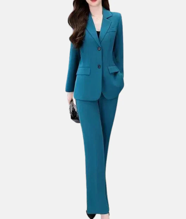 Elegant buksedragt med en skræddersyet blazer