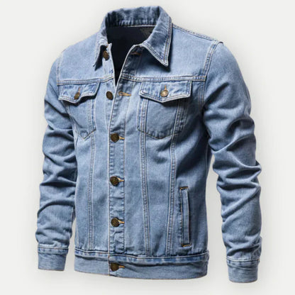 Denim trucker jakke til mænd