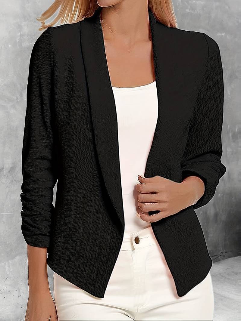 Isabella - stilfuld blazer med åben front