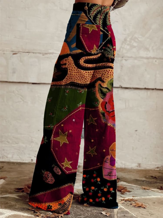 Mila - brede boho-vintage-bukser