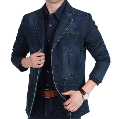 Peter - stilfuld denim blazer