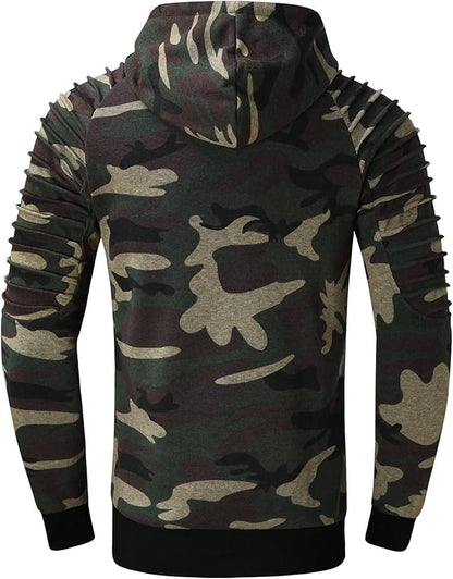 Pullover i trendy camouflage farve til stilfulde mænd