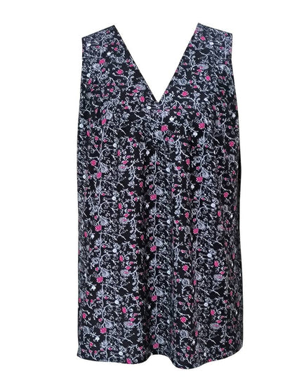 Addison tanktop med blomsterprint til sommer