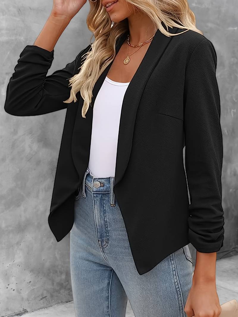 Isabella - stilfuld blazer med åben front