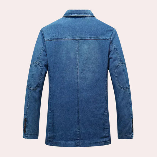 Logan - stilfuld klassisk denim blazer til den moderne mand