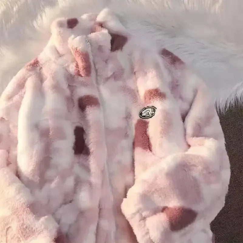 Batik-fleecejacke - ja