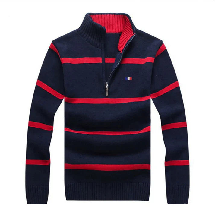 Maddox - herresweater med krave