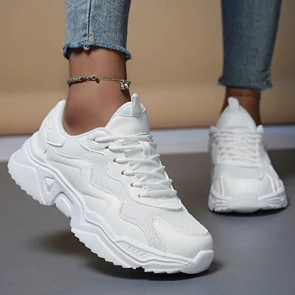 Emmeline - alsidige hvide sneakers til kvinder