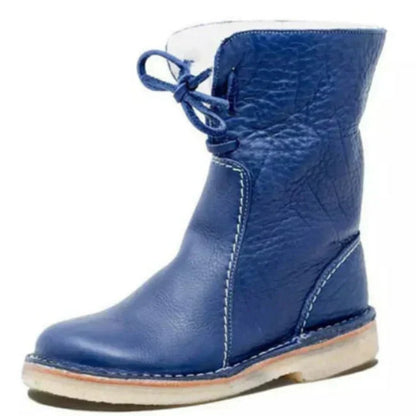 Helena - bottes en cuir doublées de laine pour femmes