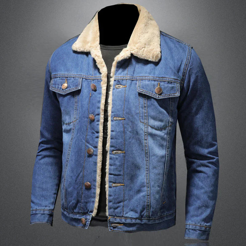 Claude denimjakke i milano-stil