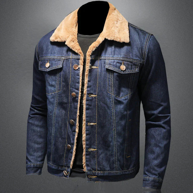 Claude denimjakke i milano-stil