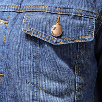 Claude denimjakke i milano-stil