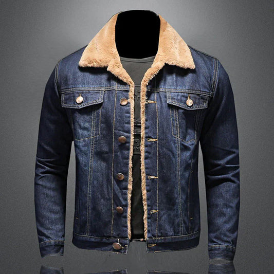 Claude denimjakke i milano-stil