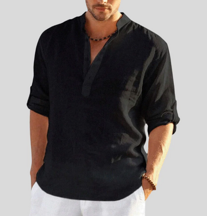 Elegant hørskjorte til herrer - Thomas