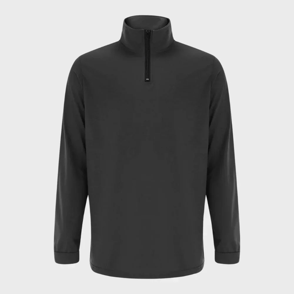 Varm herresweater med lynlås