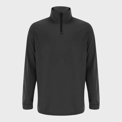 Varm herresweater med lynlås