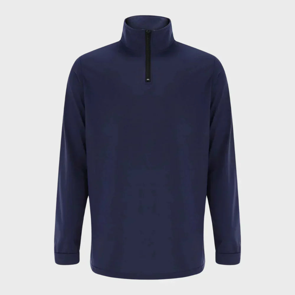 Varm herresweater med lynlås