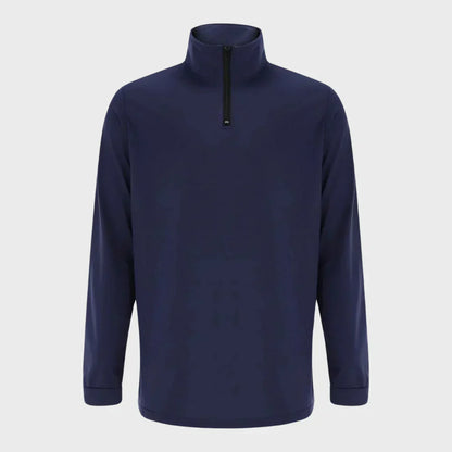 Varm herresweater med lynlås