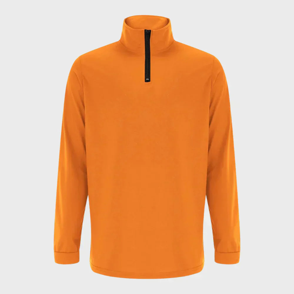 Varm herresweater med lynlås