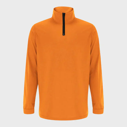 Varm herresweater med lynlås