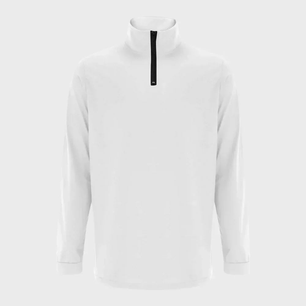 Varm herresweater med lynlås