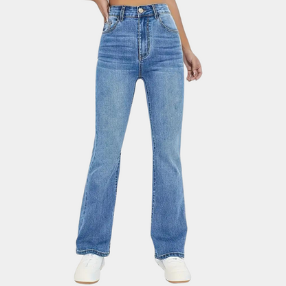 Pippa - stilfulde damejeans med høj talje for et afslappet look
