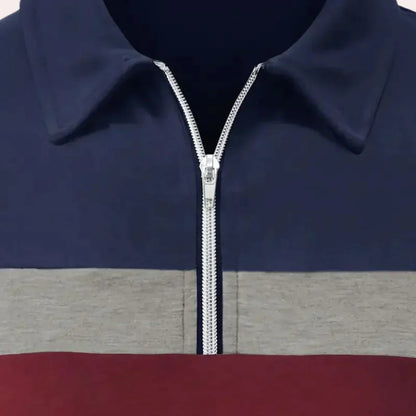 Langærmet poloshirt til mænd