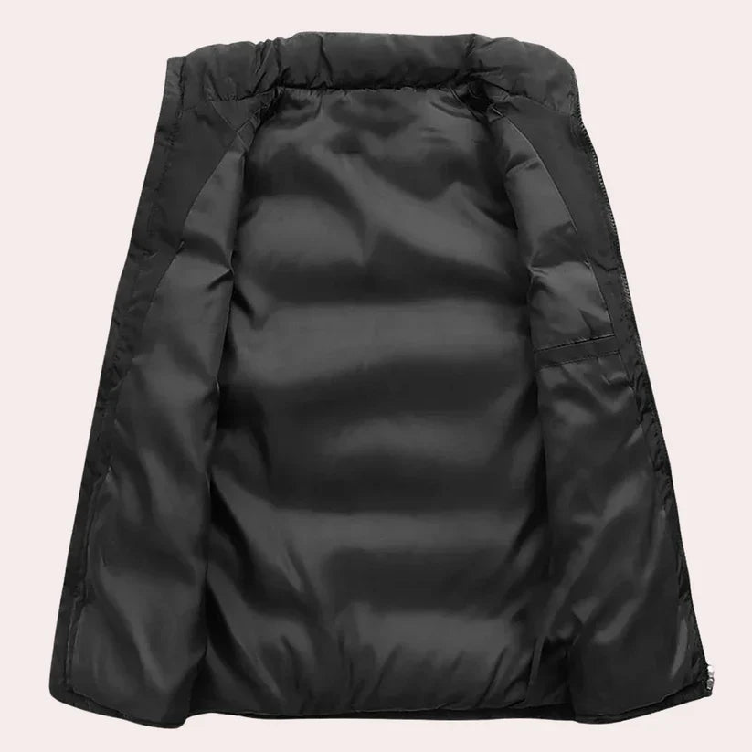 Malte – polstret vandafvisende vest med opretstående krave