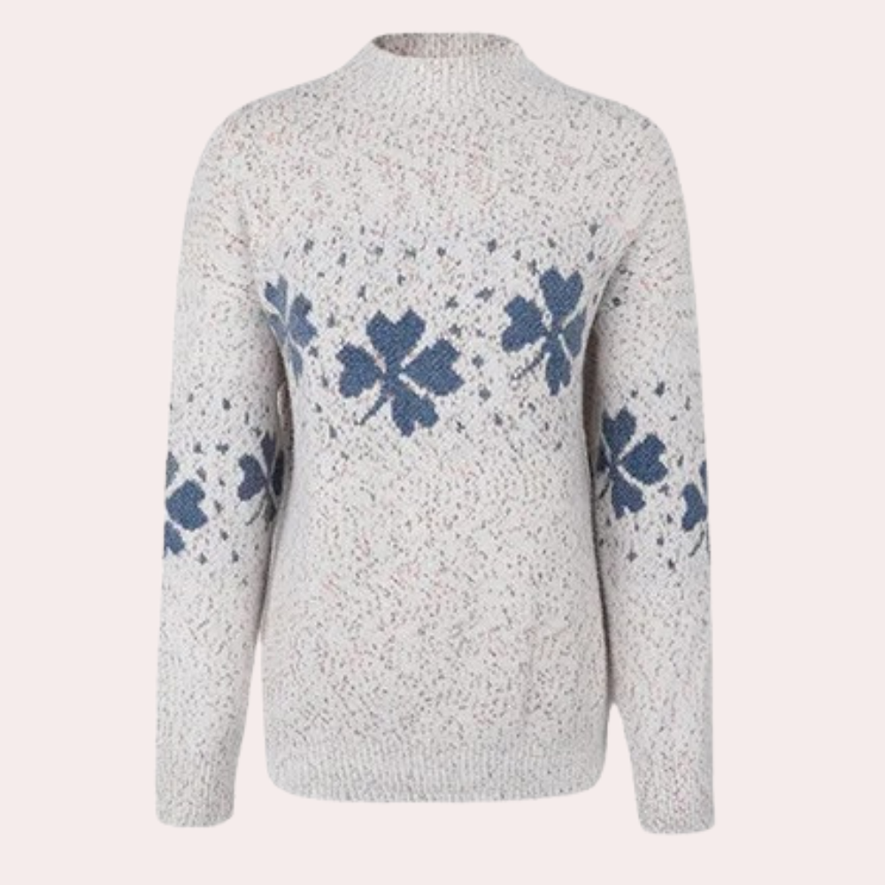 Harlow - hyggelig og elegant damestrikket sweater