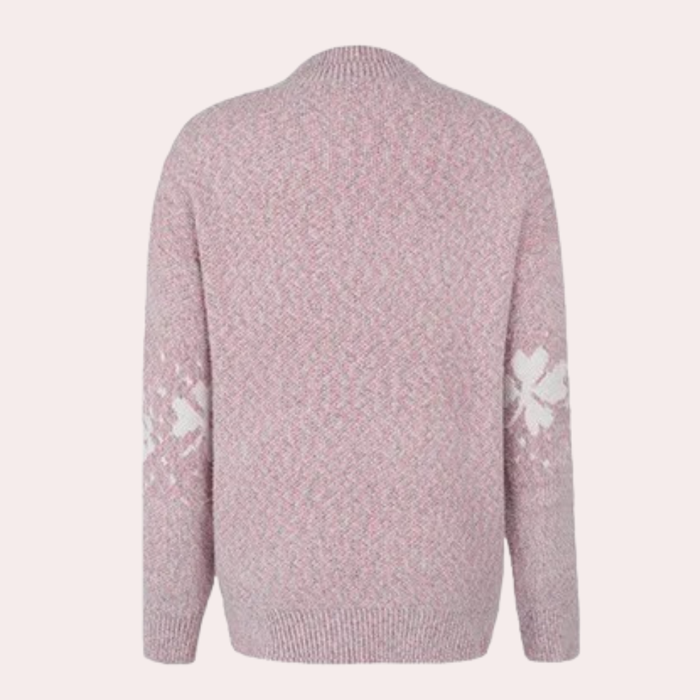 Harlow - hyggelig og elegant damestrikket sweater