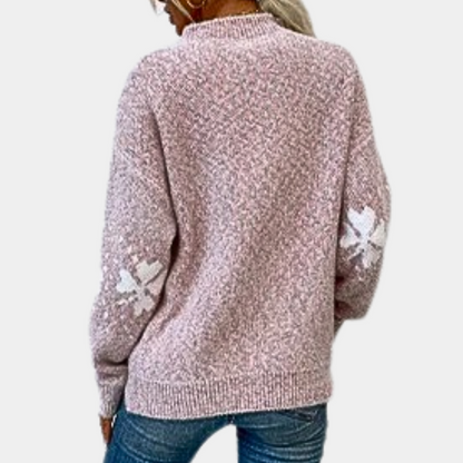 Harlow - hyggelig og elegant damestrikket sweater