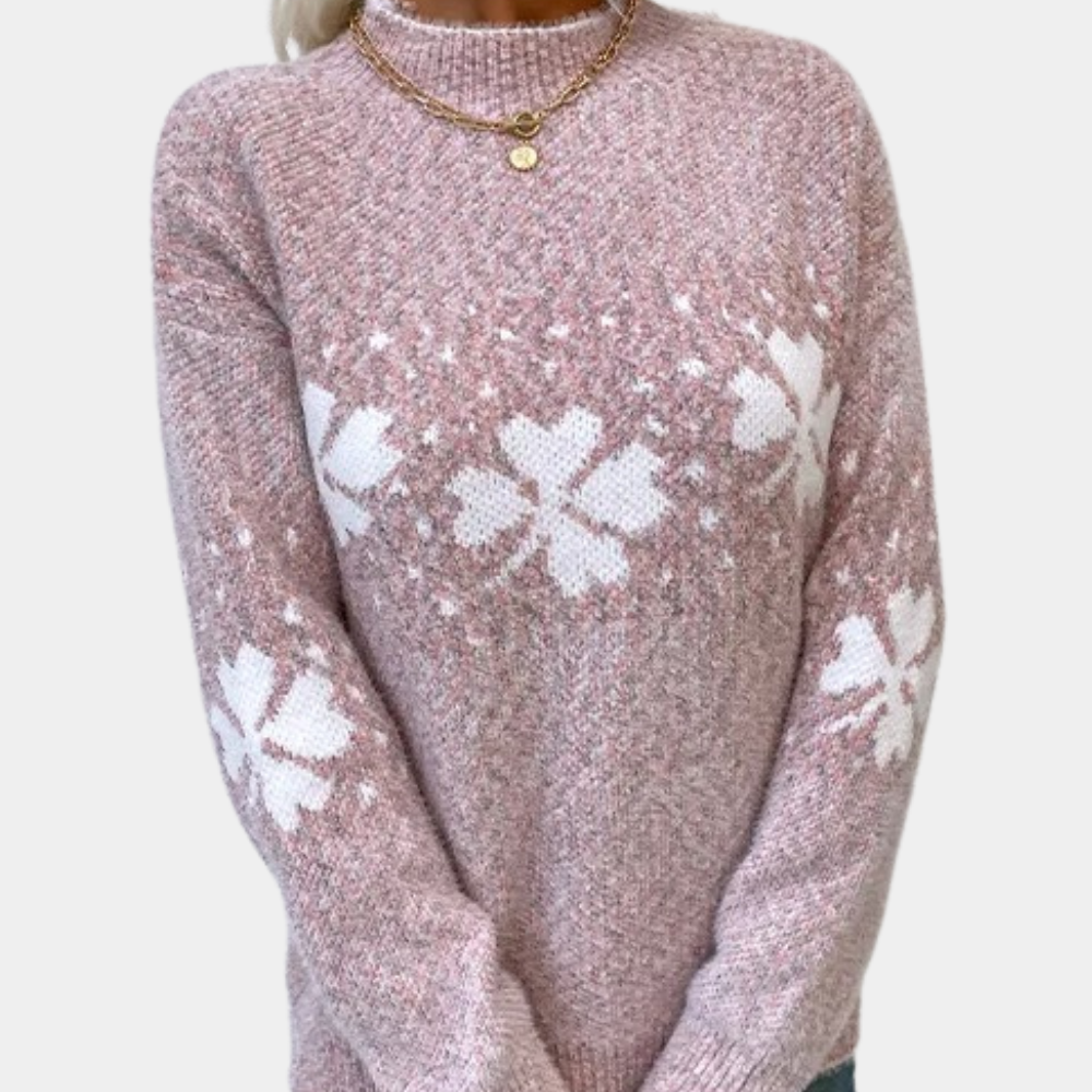 Harlow - hyggelig og elegant damestrikket sweater