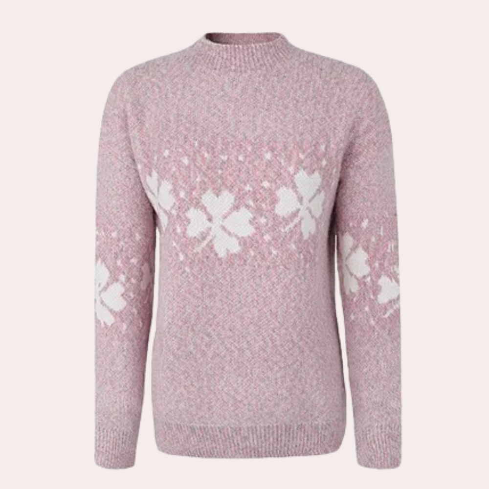 Harlow - hyggelig og elegant damestrikket sweater