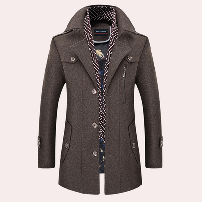 Stilfuld herrejakke for et raffineret look